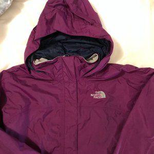 The North Face Rain Jacket Girls size Large (14/16) EUC